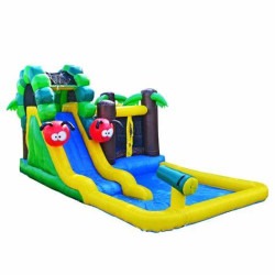 Happy Caterpillar Slide & Bounce Combo