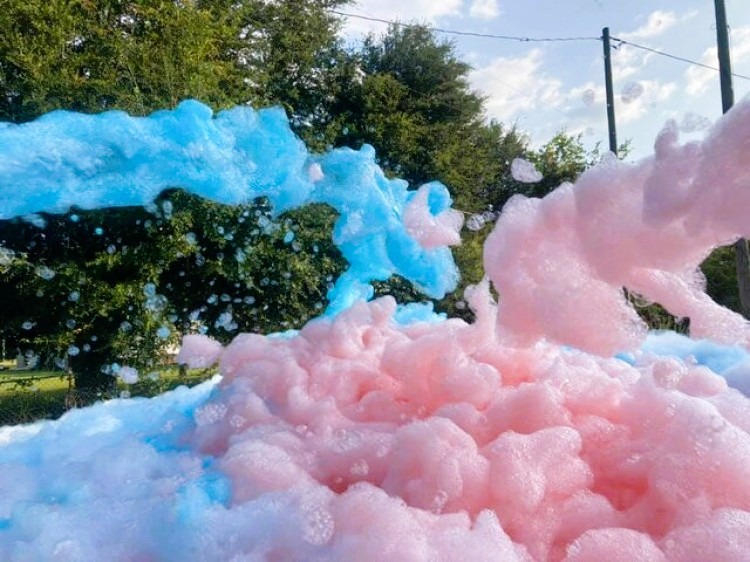 Gender Reveal Foam Party